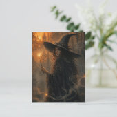 Carte Postale Sorcière de fantasy (Debout devant)