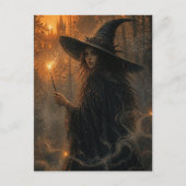 Carte Postale Sorcière de fantasy (Devant)