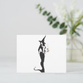 Carte Postale sorcière de l'ampli halloween (Debout devant)