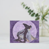Carte Postale sorcière de lune (Debout devant)