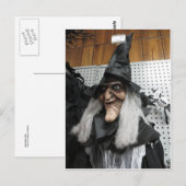 Carte Postale Sorcière décorative (Devant / Derrière)