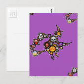 Carte Postale sorcière émoji (Devant / Derrière)