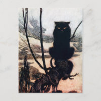 Sorcière en forme de chat