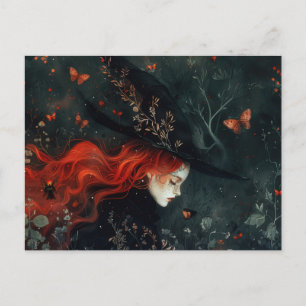 Carte postale Sorcière enchantée
