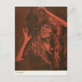 Carte Postale Sorcière et son chat (Devant)