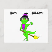 Carte Postale sorcière gecko (Devant)