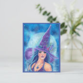 Carte Postale sorcière Mallory Halloween par Renee Lavoie (Debout devant)