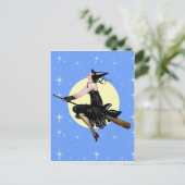 Carte postale Sorcière moderne (Debout devant)