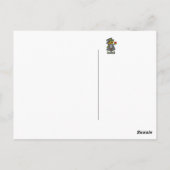 Carte Postale Sorcière tenant une pomme rouge (Dos)