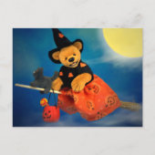 Carte Postale Sorcière volante des ours Dinky (Devant)