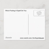 Carte Postale Sorcière Vous Pose Un Signe (Dos)