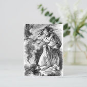 Carte Postale Sorcière zombie d'Elfinland Wud (Debout devant)