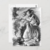 Carte Postale Sorcière zombie d'Elfinland Wud (Devant / Derrière)