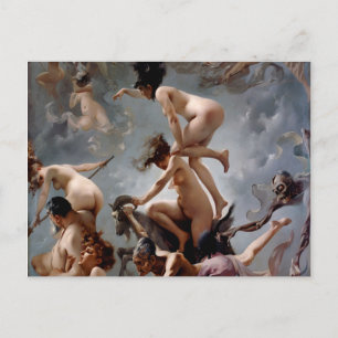 Carte Postale Sorcières au Sabbat - Luis Ricardo Falero