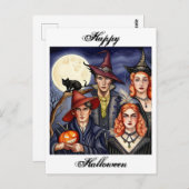 Carte Postale Sorcières et démonistes (Devant / Derrière)