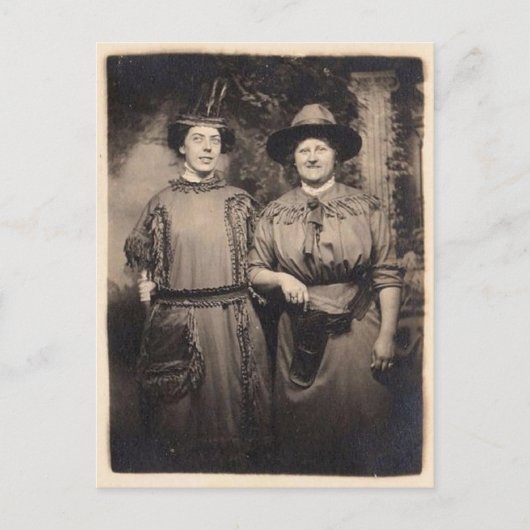 Carte Postale Sorcières Vintage (Devant)