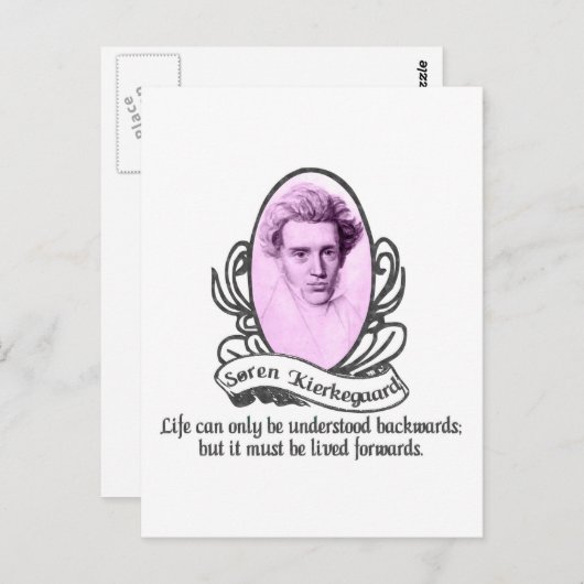 Carte Postale Søren Kierkegaard (Devant / Derrière)