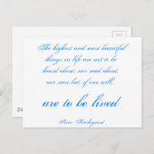 Carte Postale Soren Kierkegaard (Devant / Derrière)