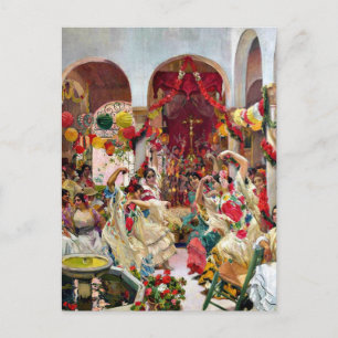 Carte Postale Sorolla : Séville - La Danse