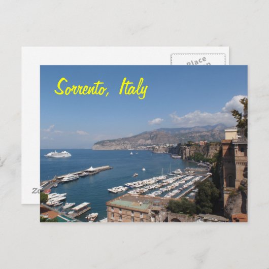 Carte postale Sorrento (Devant / Derrière)