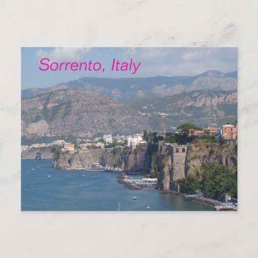 Carte postale Sorrento italie (Devant)