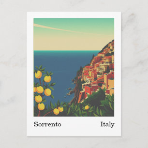 Carte Postale Sorrento, Italie Art Rétro