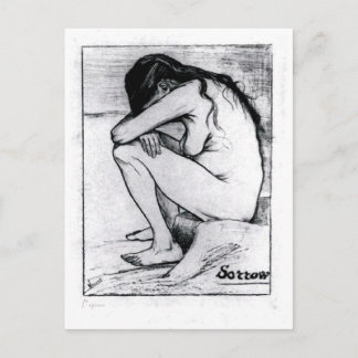 Carte Postale Sorrow Van Gogh Art Art