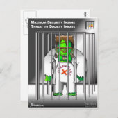 Carte Postale Sortez de prison (Devant / Derrière)