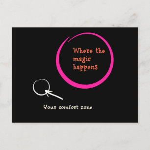 Carte Postale Sortez de votre zone de confort