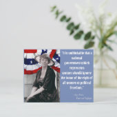 Carte Postale Sortez du vote - Lucy Burns (Debout devant)