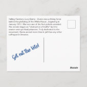 Carte Postale Sortez du vote - Lucy Burns (Dos)