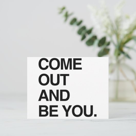 CARTE POSTALE SORTEZ ET ÊTES-VOUS (Debout devant)