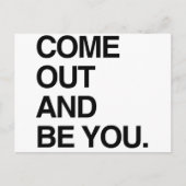 CARTE POSTALE SORTEZ ET ÊTES-VOUS (Devant)