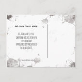 Carte Postale Sortez ! Invitation EVP Postcard Halloween (Dos)