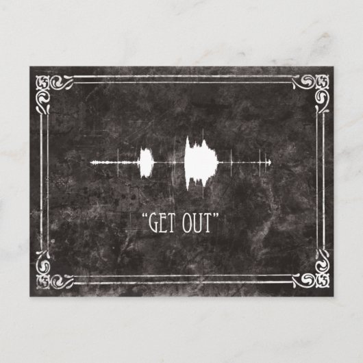 Carte Postale Sortez ! Invitation EVP Postcard Halloween (Devant)