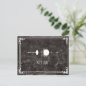 Carte Postale Sortez ! Invitation EVP Postcard Halloween (Debout devant)