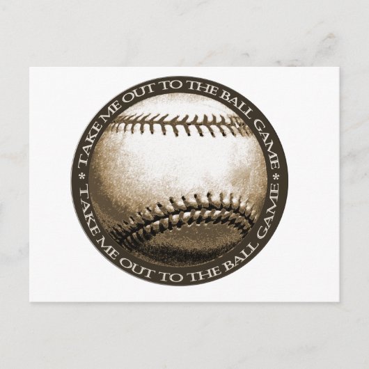 Carte Postale Sortez-moi au jeu de balle (Devant)