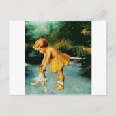 CARTE POSTALE SORTEZ-VOUS DANS LE JARDIN (Devant)