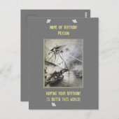 CARTE POSTALE SORTEZ-VOUS DE CET ANNIVERSAIRE MONDIAL ! (Devant / Derrière)