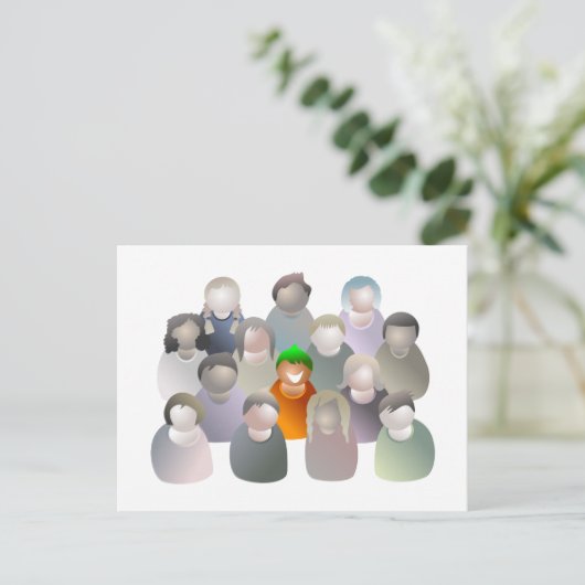 Carte Postale Sortie (Debout devant)