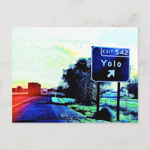 Carte Postale Sortie 542 Yolo Californie