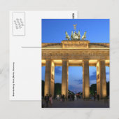 Carte Postale sortie brandenburg eve (Devant / Derrière)