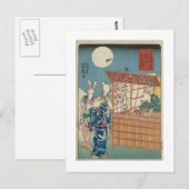 Carte Postale Sortie de lapin (Devant / Derrière)