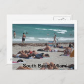 Carte Postale Sortie de plage de Spring break. (Devant / Derrière)