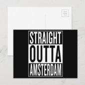 Carte Postale sortie directe Amsterdam (Devant / Derrière)