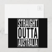 Carte Postale sortie directe d'Australie (Devant / Derrière)
