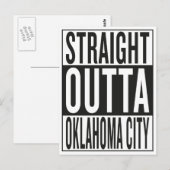 Carte Postale sortie directe d'Oklahoma City (Devant / Derrière)