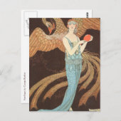 Carte Postale Sortièges ou divination par George Barbier (Devant / Derrière)