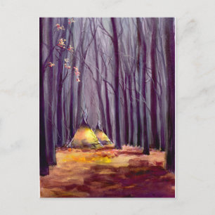 Carte Postale SORTIES AUTOMNE par SHARON SHARPE