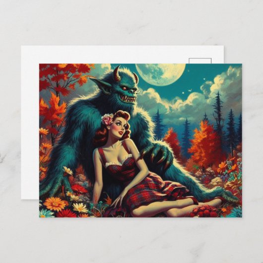 Carte Postale Sorties d'automne (Devant / Derrière)